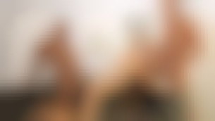 Two enormous cocks for one twink