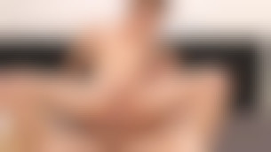 The blond lad has a big one